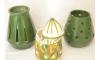  Set of 3 Pottery Candle Holders / Candlestick holder / Home decoration